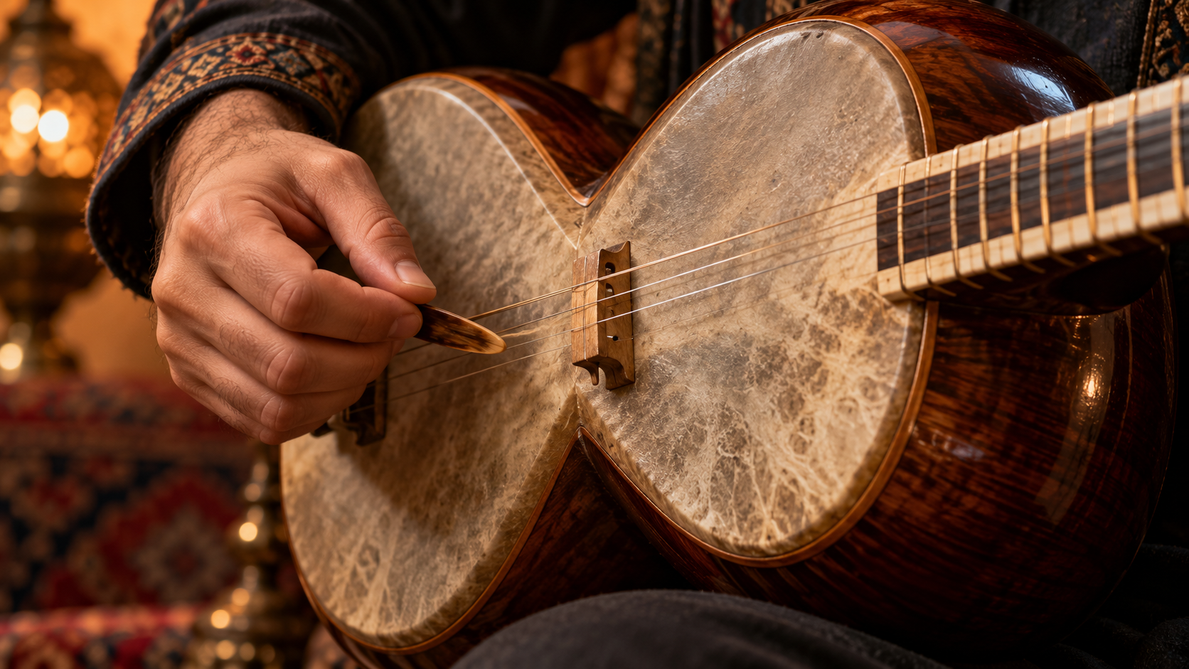 Why Does a Persian Tar Have Skin Instead of a Wooden Soundboard?