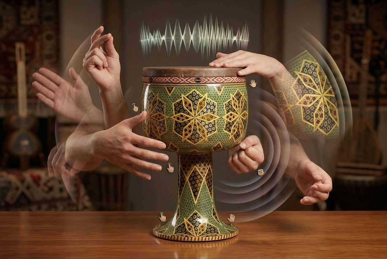 How Tonbak Players Create So Many Sounds From One Drum