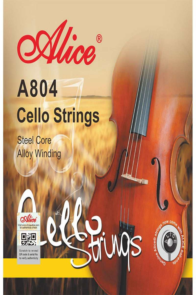 Alice Cello String Set, A804