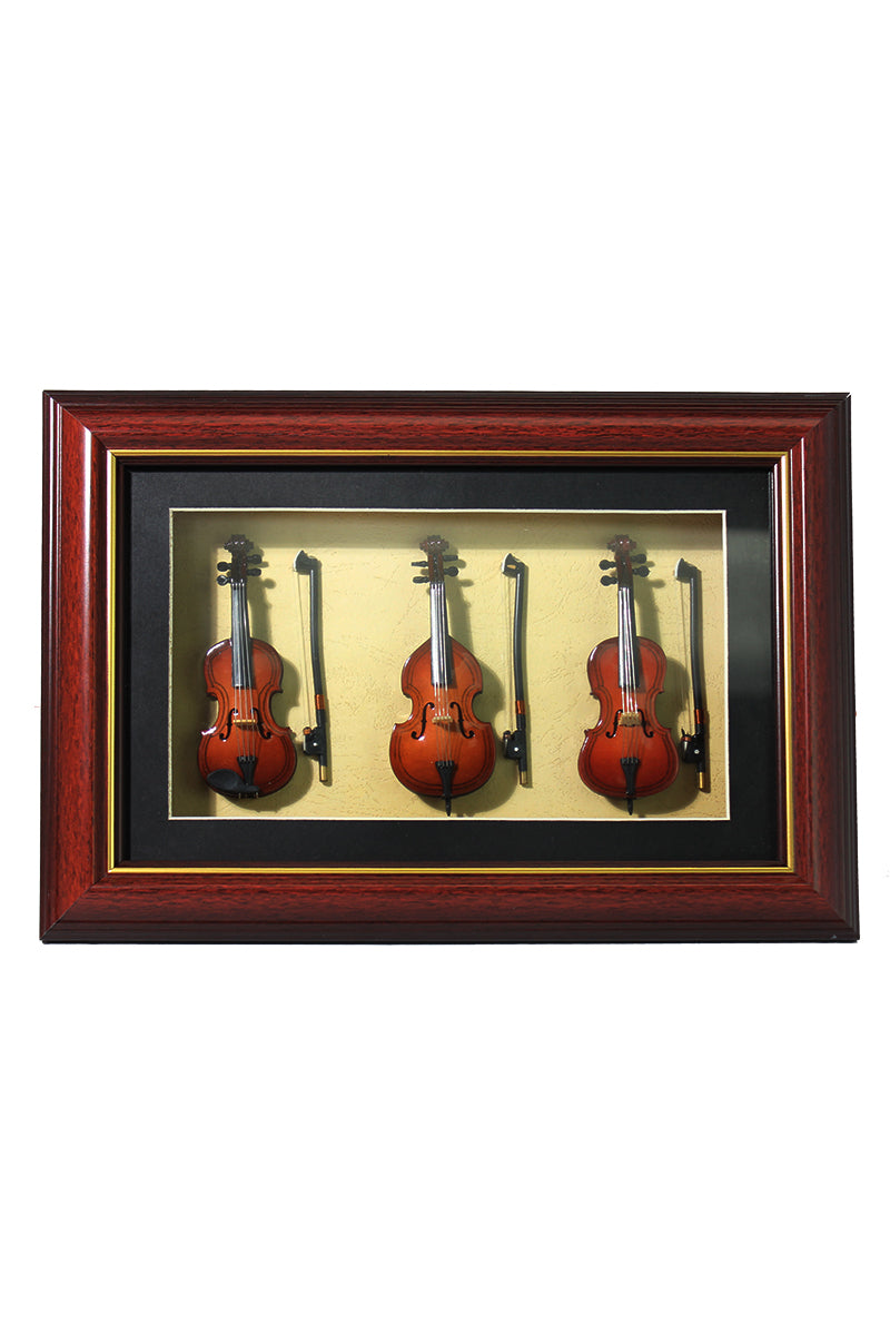 Violin Ornament in photo frame